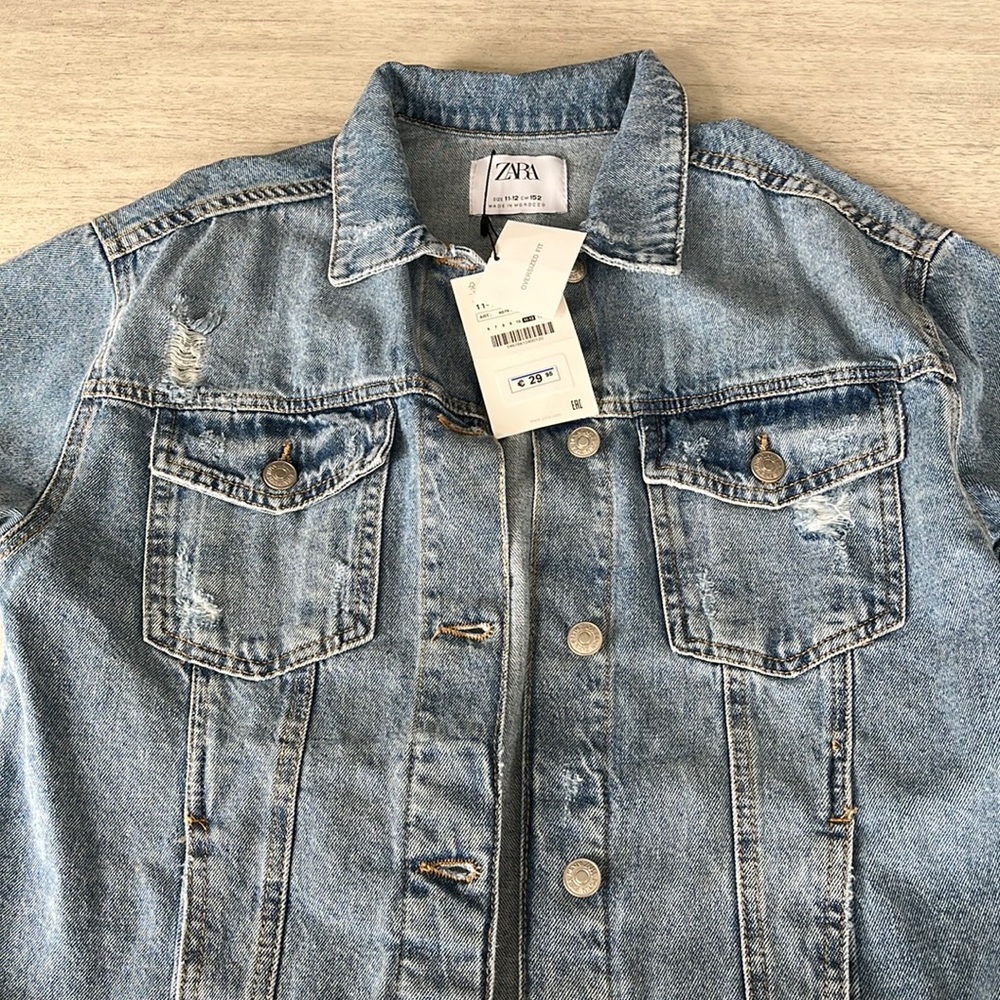 Zara jean oversized jacket